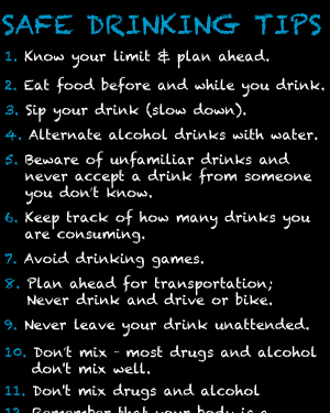 Safe Drinking Tips